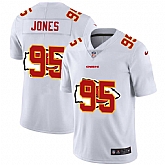 Nike Chiefs 95 Chris Jones White Shadow Logo Limited Jersey Yhua,baseball caps,new era cap wholesale,wholesale hats
